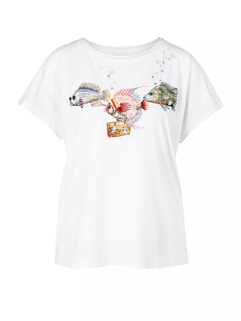MARC CAIN T-Shirt weiss