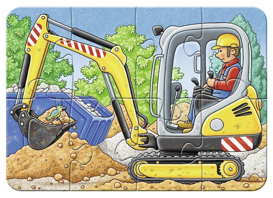 My first puzzles – Bei der Arbeit 2/4/6/8-teilig
