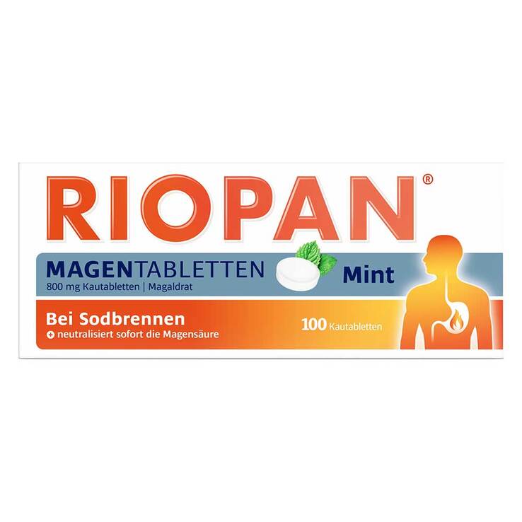Riopan Magen Tabletten Mint 800 mg Kautabletten, 100 St