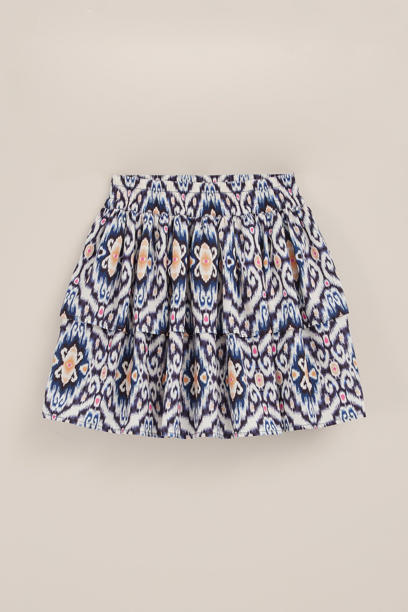 Meisjes rok met dessin WE Fashion Donkerblauw