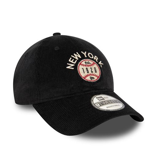 New Era NE Cord 9Twenty Dad Cap, Black, One size