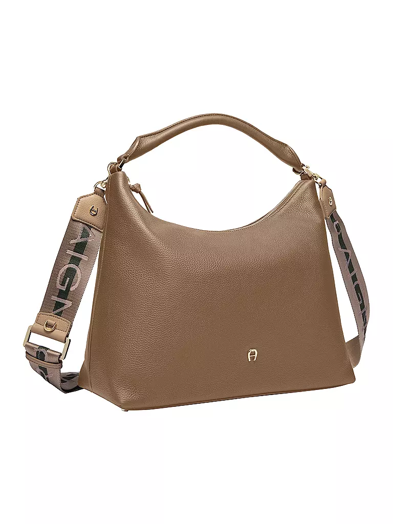 AIGNER Ledertasche - Hobo Bag ZITA Medium beige