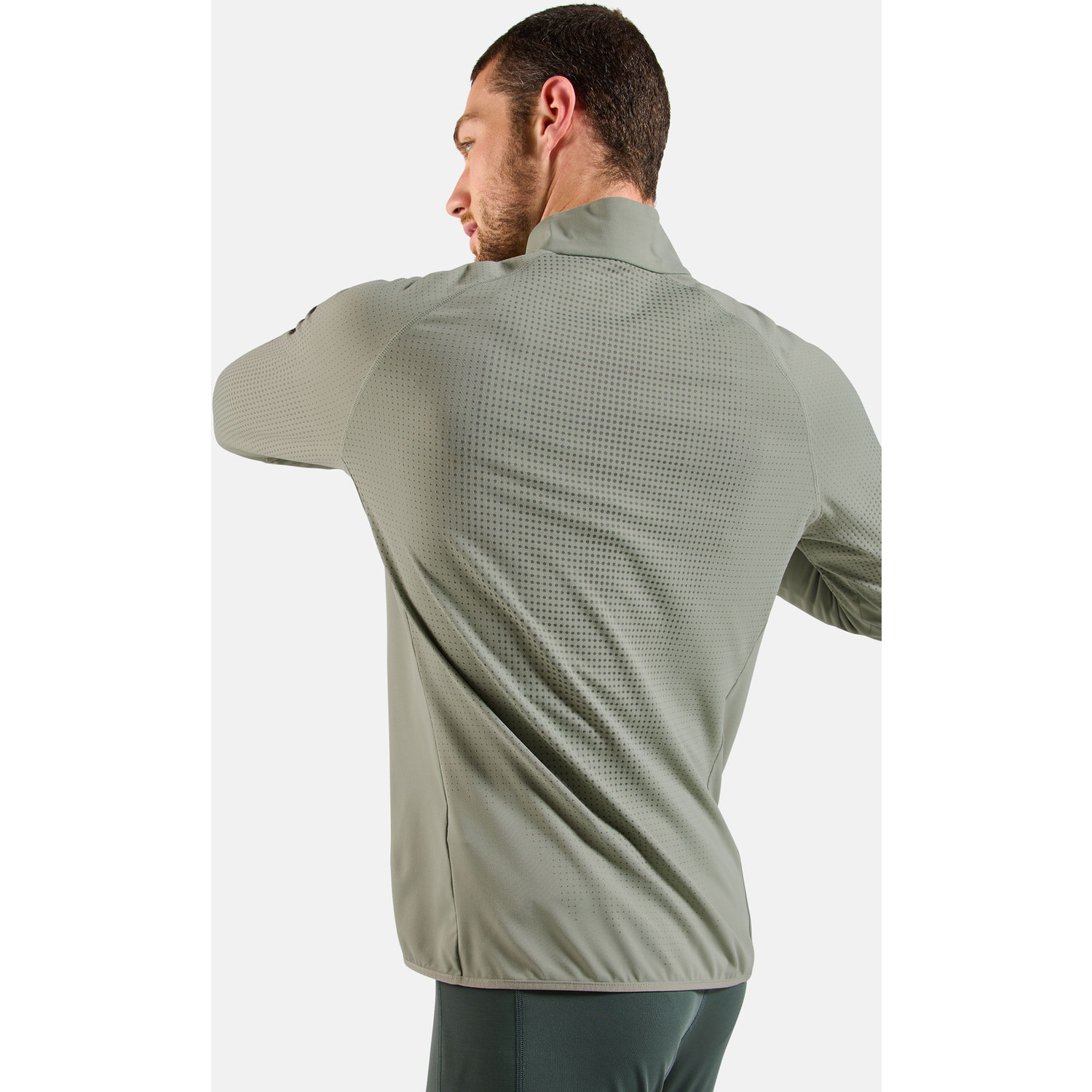 Odlo Zeroweight Warm Half-Zip Midlayer LS Heren