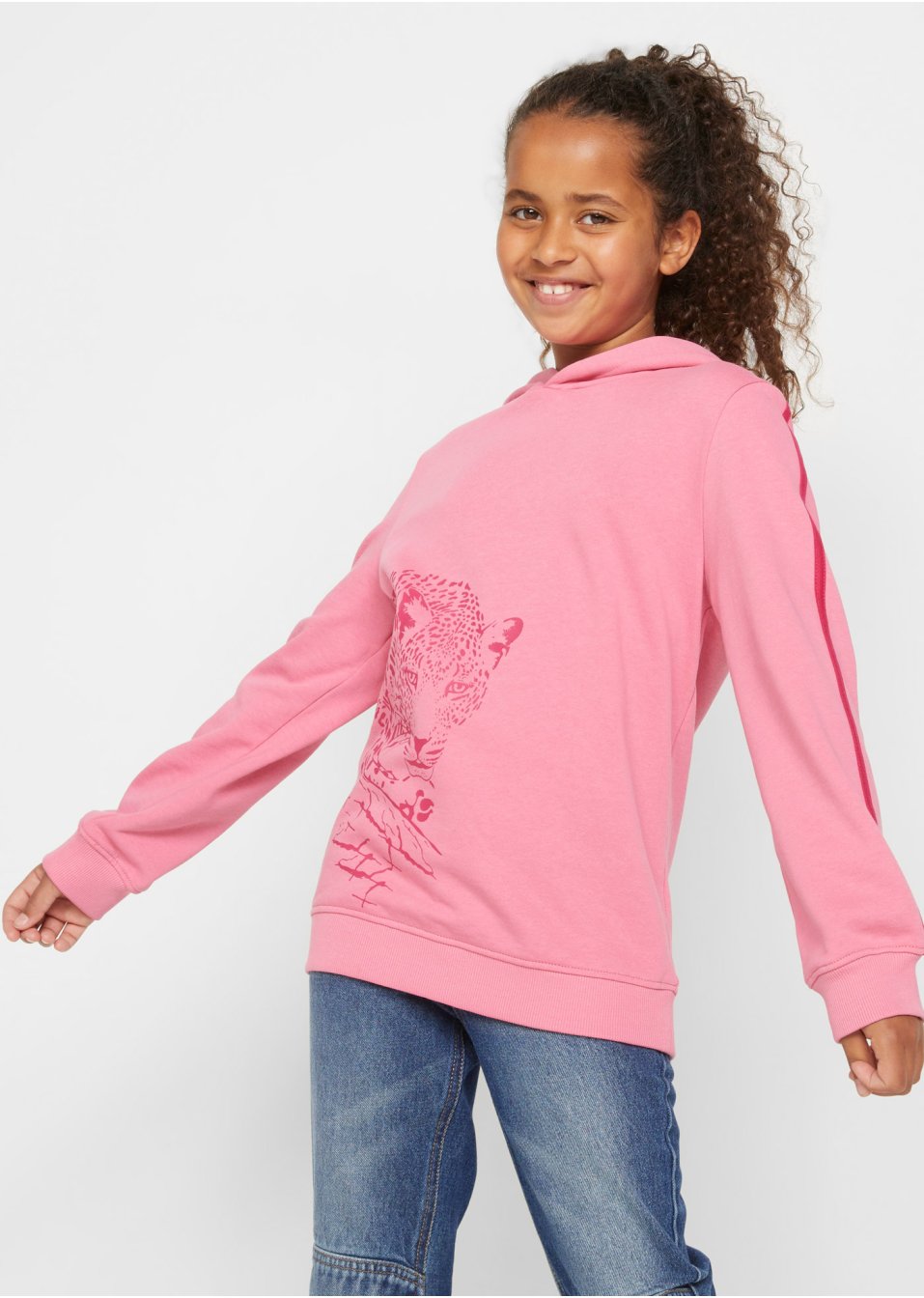 Sweat-shirt à capuche fille