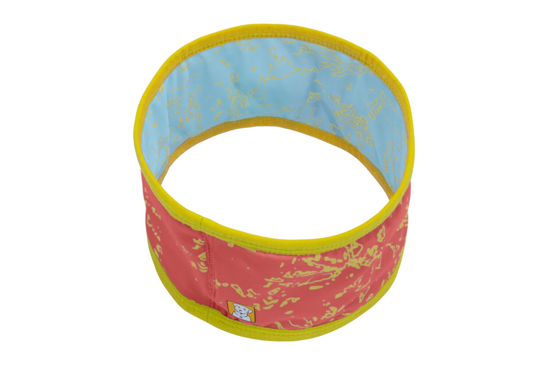 Guêtre de cou de refroidissement swamp cooler™ rêversible avec une couverture upf 50+. Couleur: rosa/bleu, taille: xs