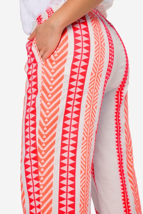 Hose, Jacquard-Streifen, Elastikbund