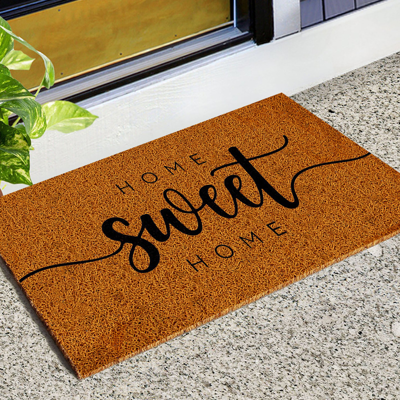 (60x40cm) Fussmatte Anti-Rutsch Türmatte Boden Teppich - Home Sweet Home