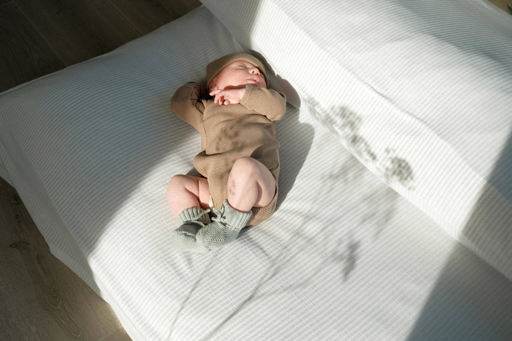 Lodger baby slofjes Seersucker Silk