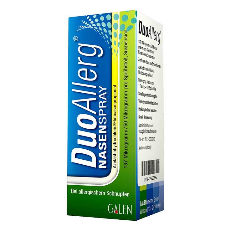 Duoallerg 137 µg / 50 µg / Sprühstoß Nasenspray 120Hub, 23 g