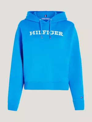 Moletom com capuz Hilfiger Monotype com bordado do logotipo
