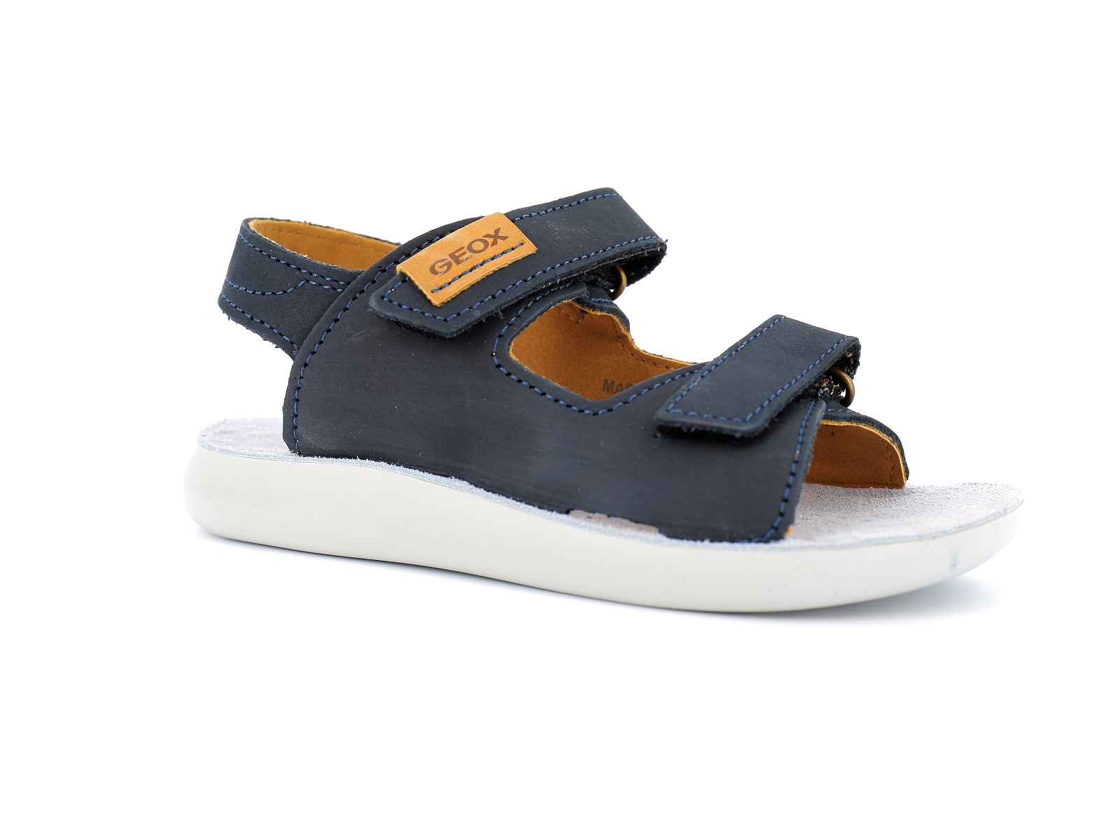Geox-SANDAL LIGHTFLOPPY J45GQC Cuir Marine