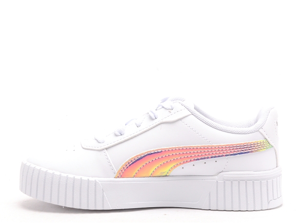 Puma basses enfant ps carina  20 holo blanc