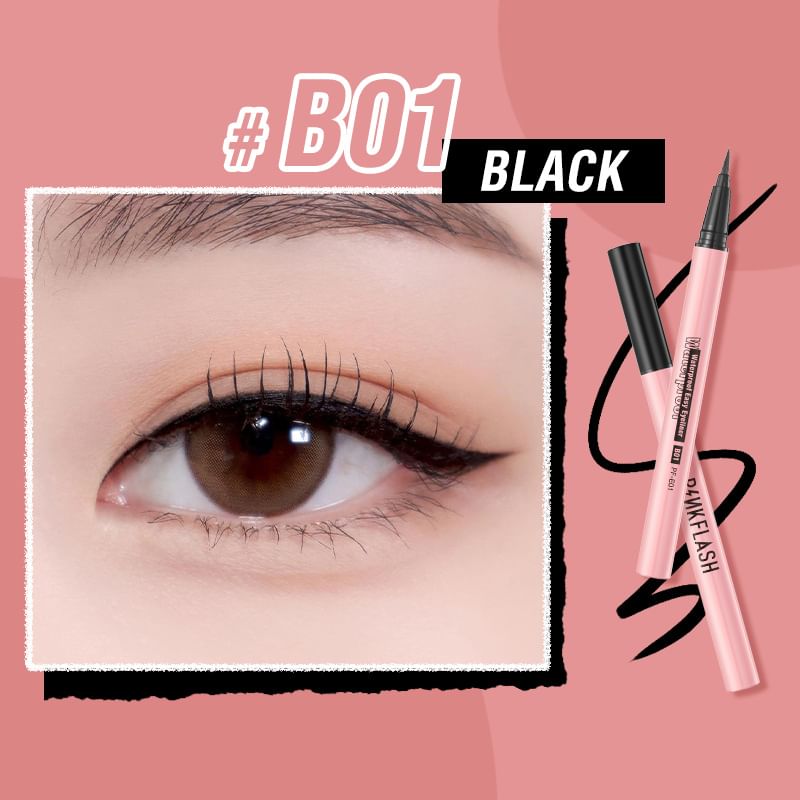 PINKFLASH - Waterdichte Easy Eyeliner - 2 kleuren