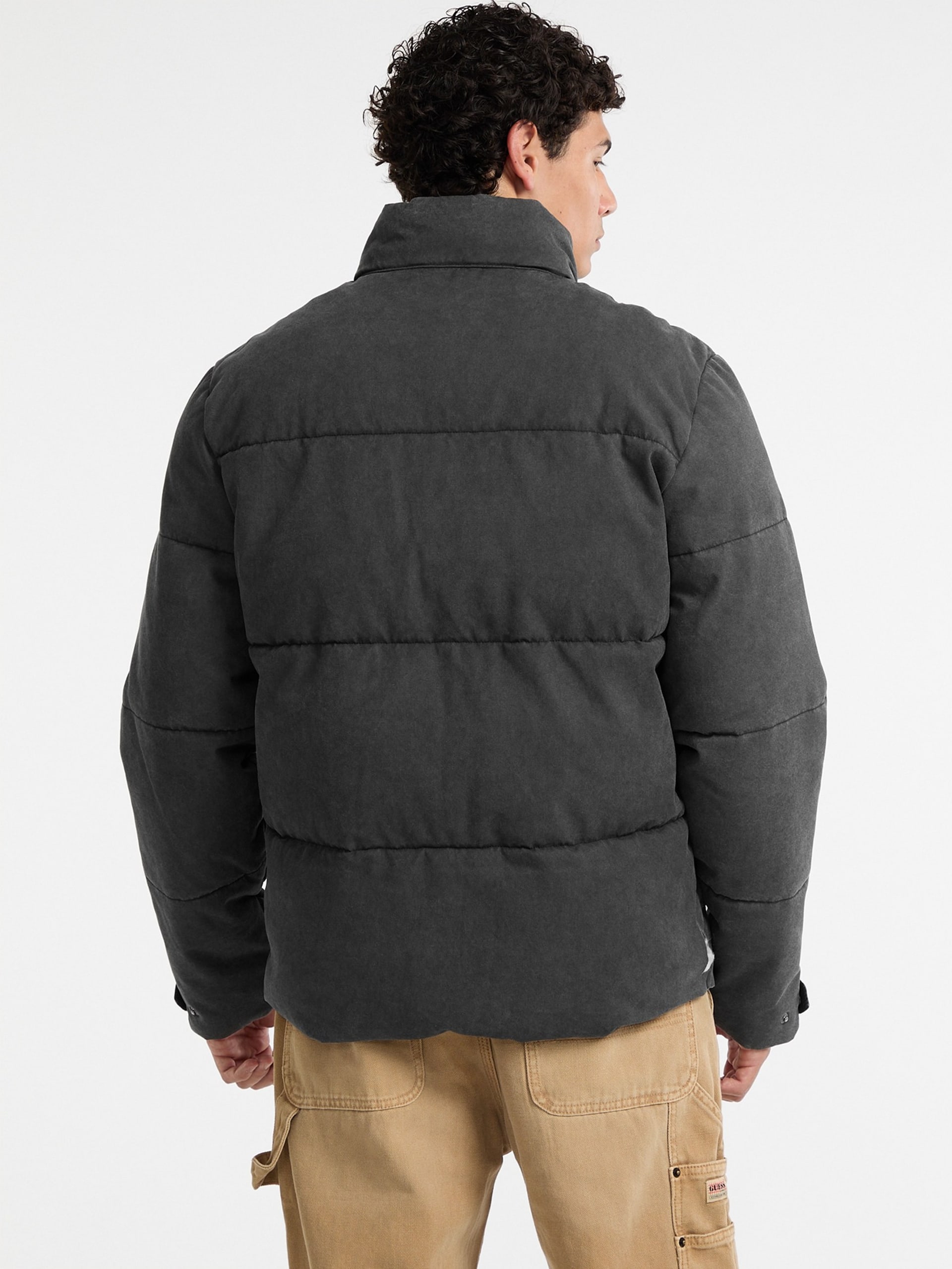 Jaqueta puffer de lona GUESS Originals