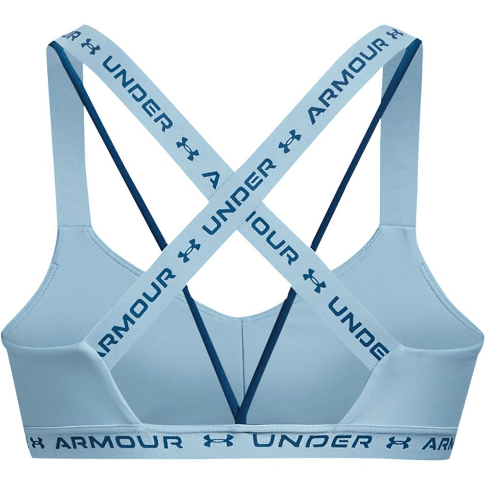 Under Armour CROSSBACK LOW - Brassière Femme bleu