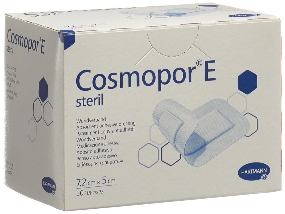 COSMOPOR Schnellverband 7.2cmx5cm steril 50 Stk