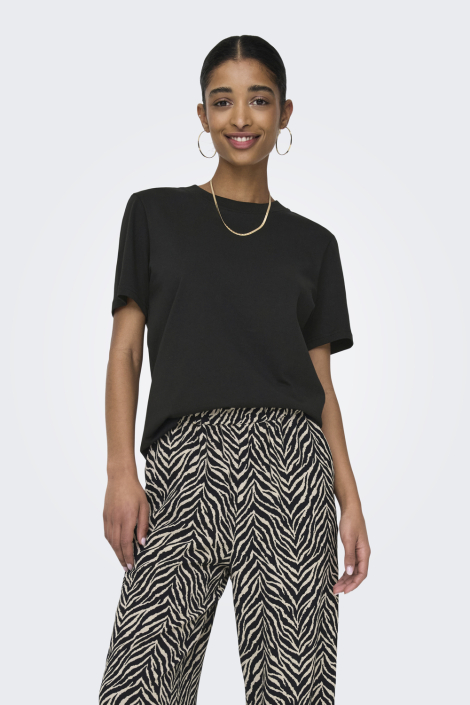 Only zwarte dames t-shirt