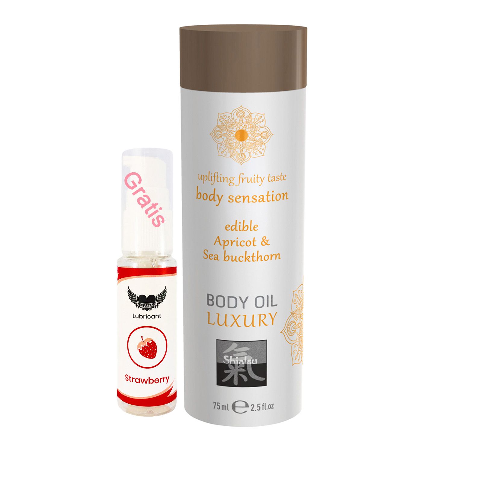 Shiatsu - Körperöl Massageöl mit Aroma Duft Geschmack Aprikose und Sanddorn