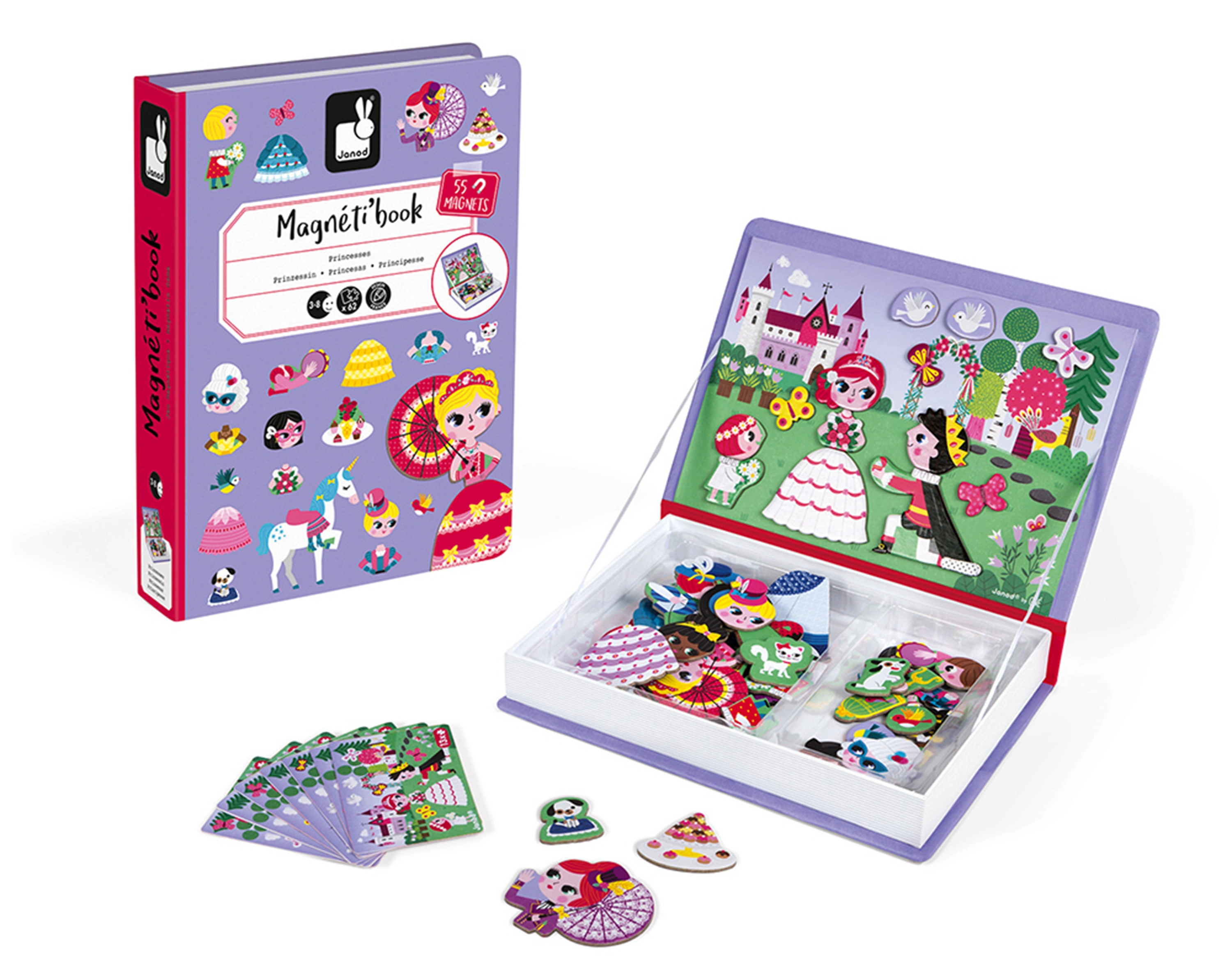 Magnetbuch PRINZESSIN 62-teilig