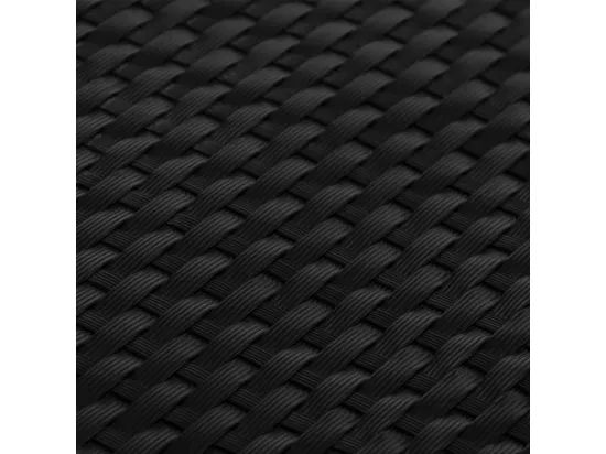 Paravent de balcon noir 300x100 cm résine tressée
