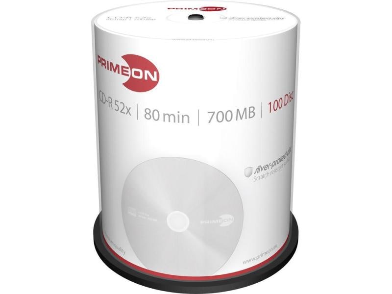 Primeon CD-R 0.7 GB, Spindel (100 Stück) CD-R-Spindel, 100 Stück