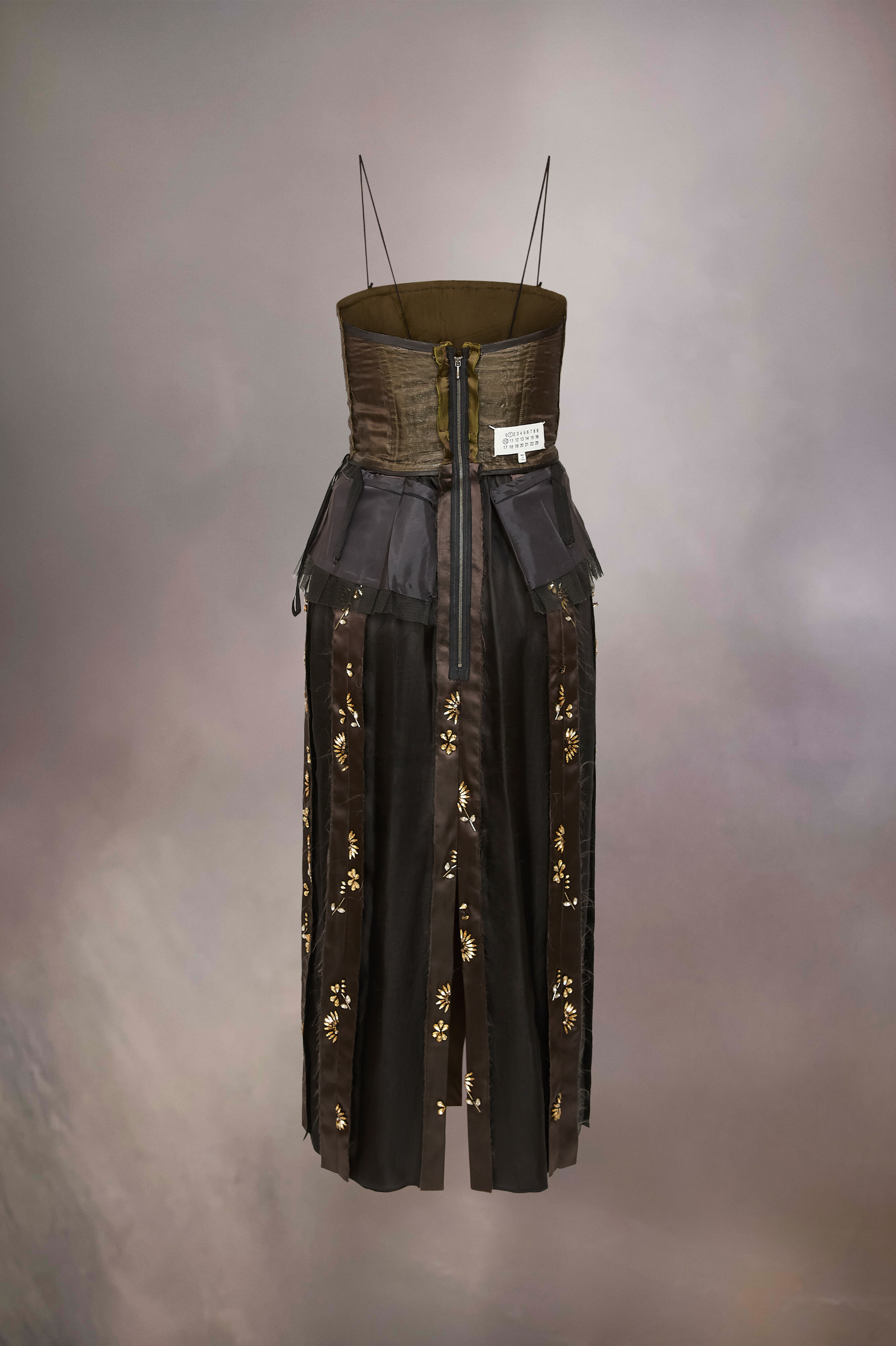 Robe en soie Décortiqué