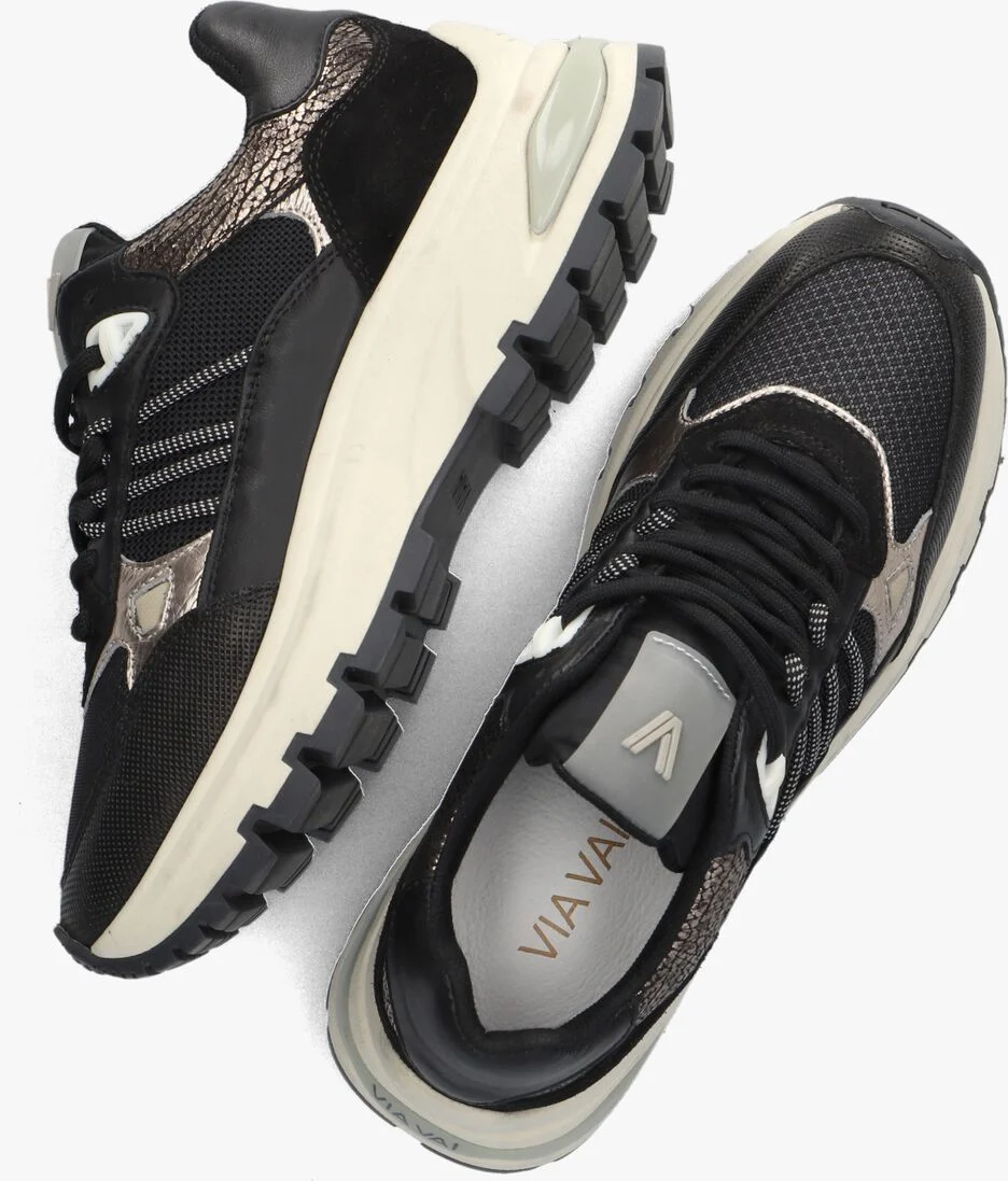 VIA VAI zwarte via vai lage sneakers liz dae