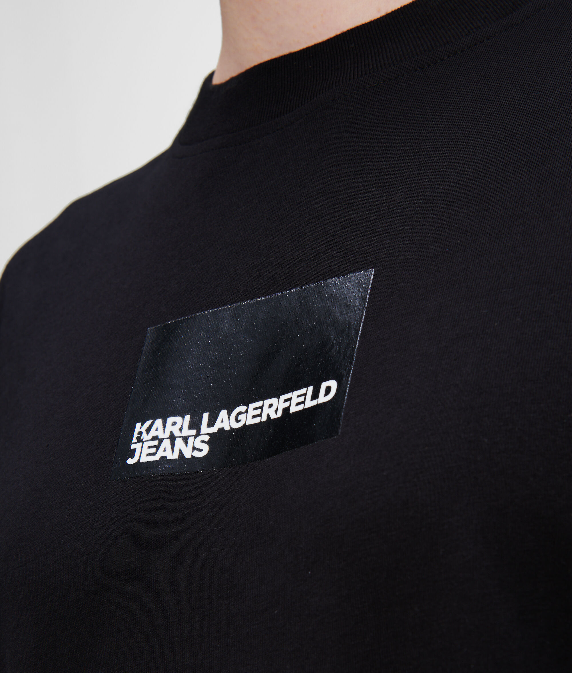 T-SHIRT À LOGO KLJ ENCADRÉ
