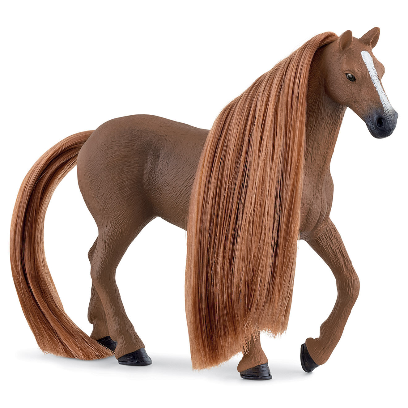 Schleich Jument Pur-sang Anglaise à coiffer multicolore