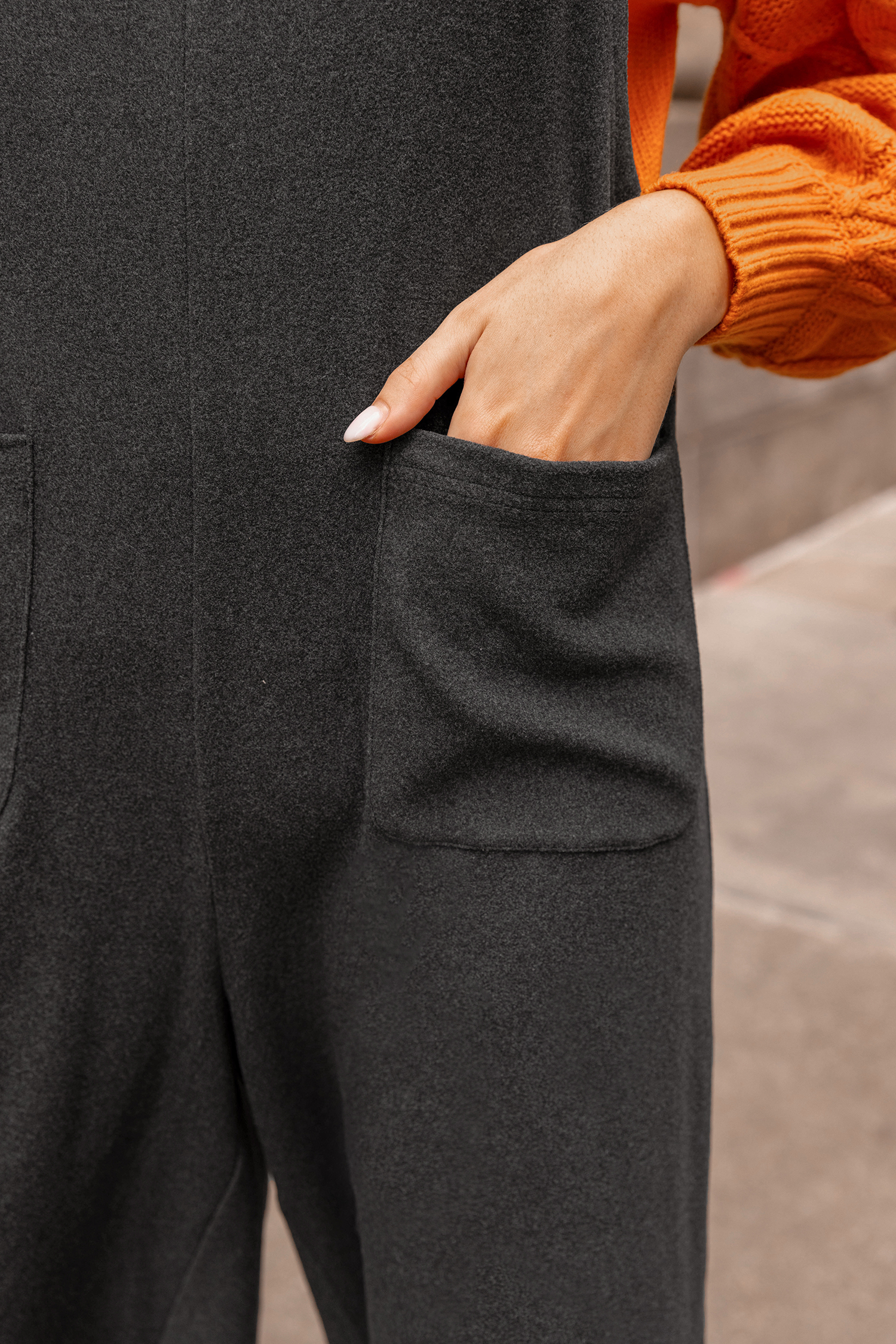 Combinaison sans manches à jambes larges