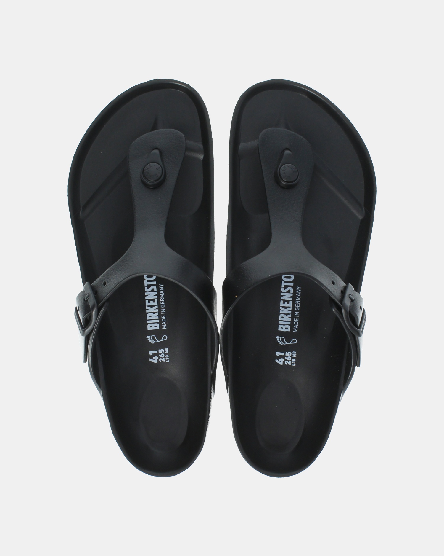 Birkenstock Eva Gizeh Sandalen  - zwart