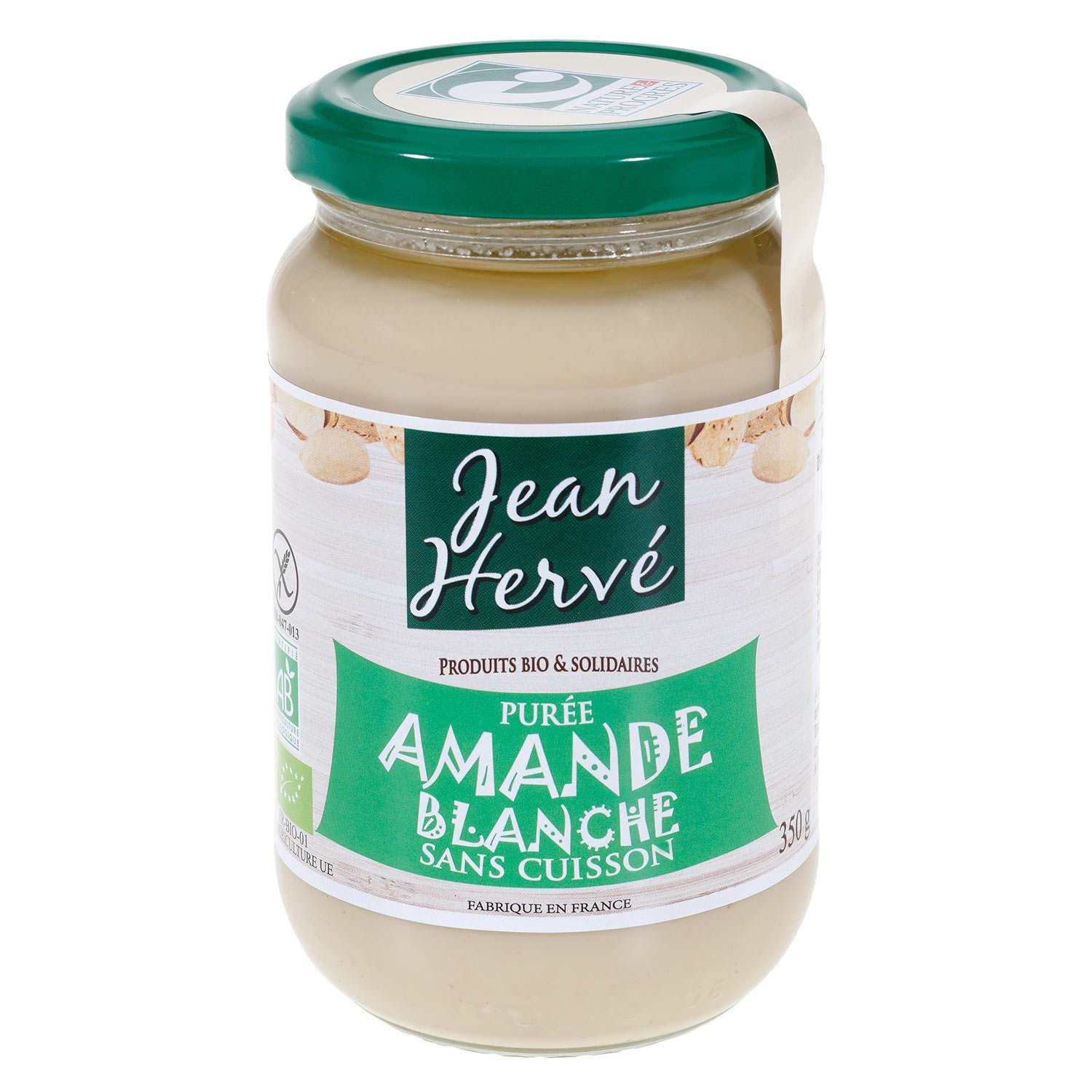 Purée d'amandes blanches sans cuisson bio