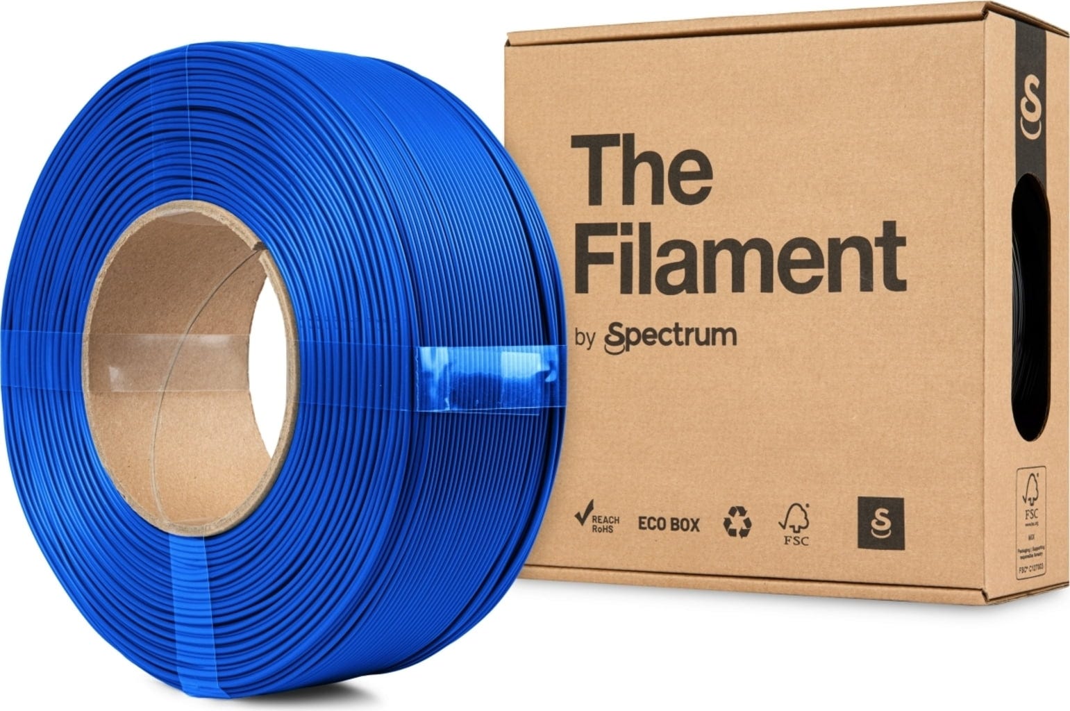 The Filament  Refill PLA Lite Blue, 1,75 mm / 1000 g    Zuverlässiges PLA Filament ohne Spule in Blue