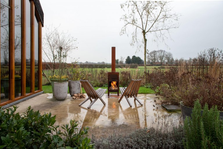 Weltevree Fieldchair fauteuil houten buitenstoel