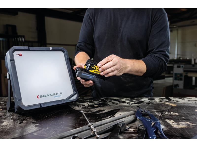 Scangrip Baustrahler Vega 4 Connect Leistungsstarke LED-Universalarbeitsleuchte für den professionellen Anwender