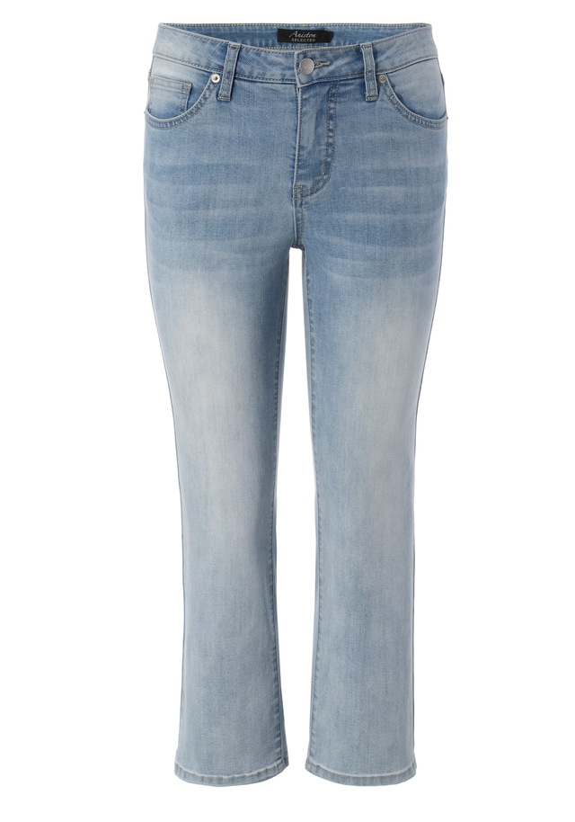 Aniston SELECTED Straight-Jeans , in verkürzter cropped Länge