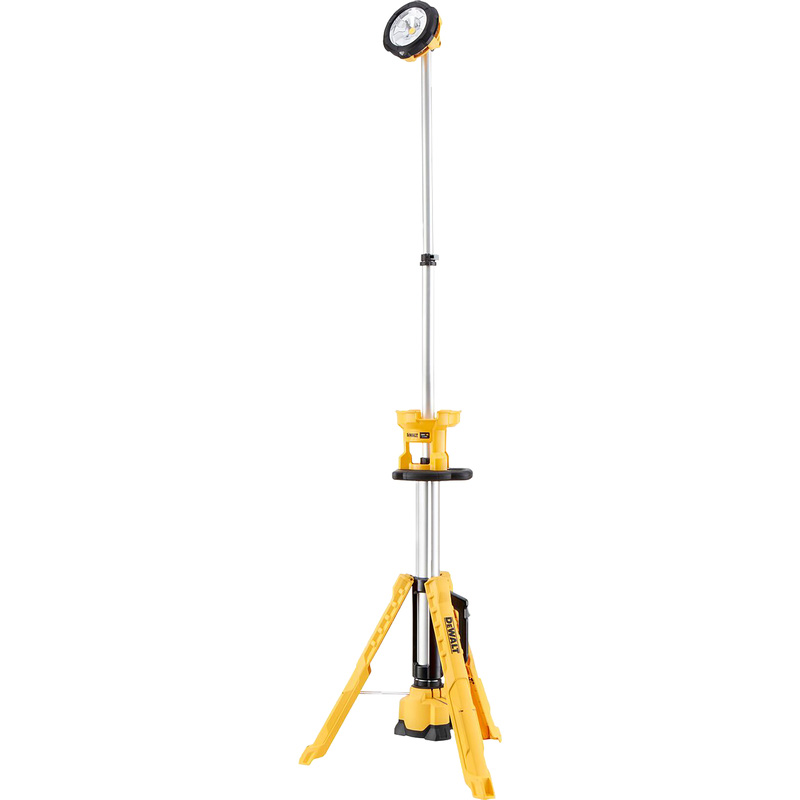 DeWALT DCL079-XJ accu XL LED werklamp met statief (body) 18V Li-ion