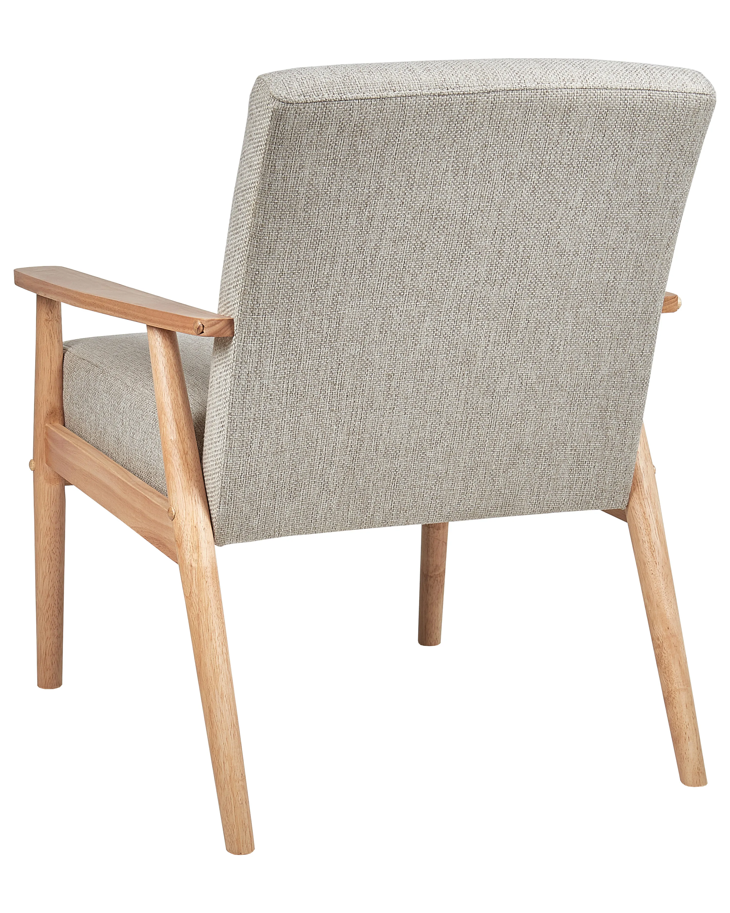 Fauteuil ESRUM Stof Lichtbruin/grijs
