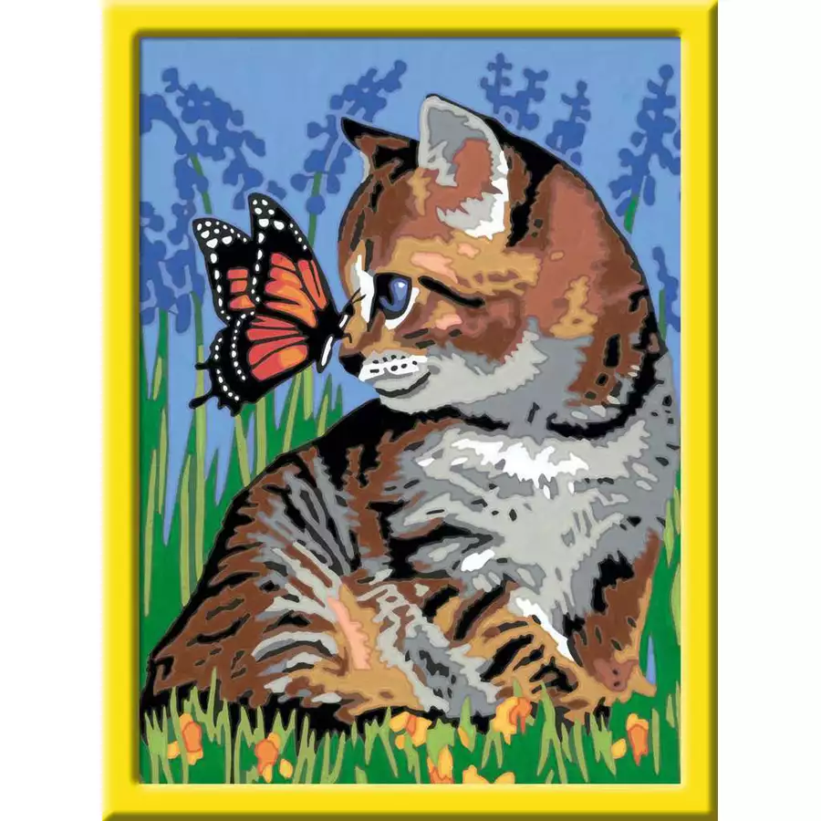 Ravensburger Katze mit Schmetterling bunt