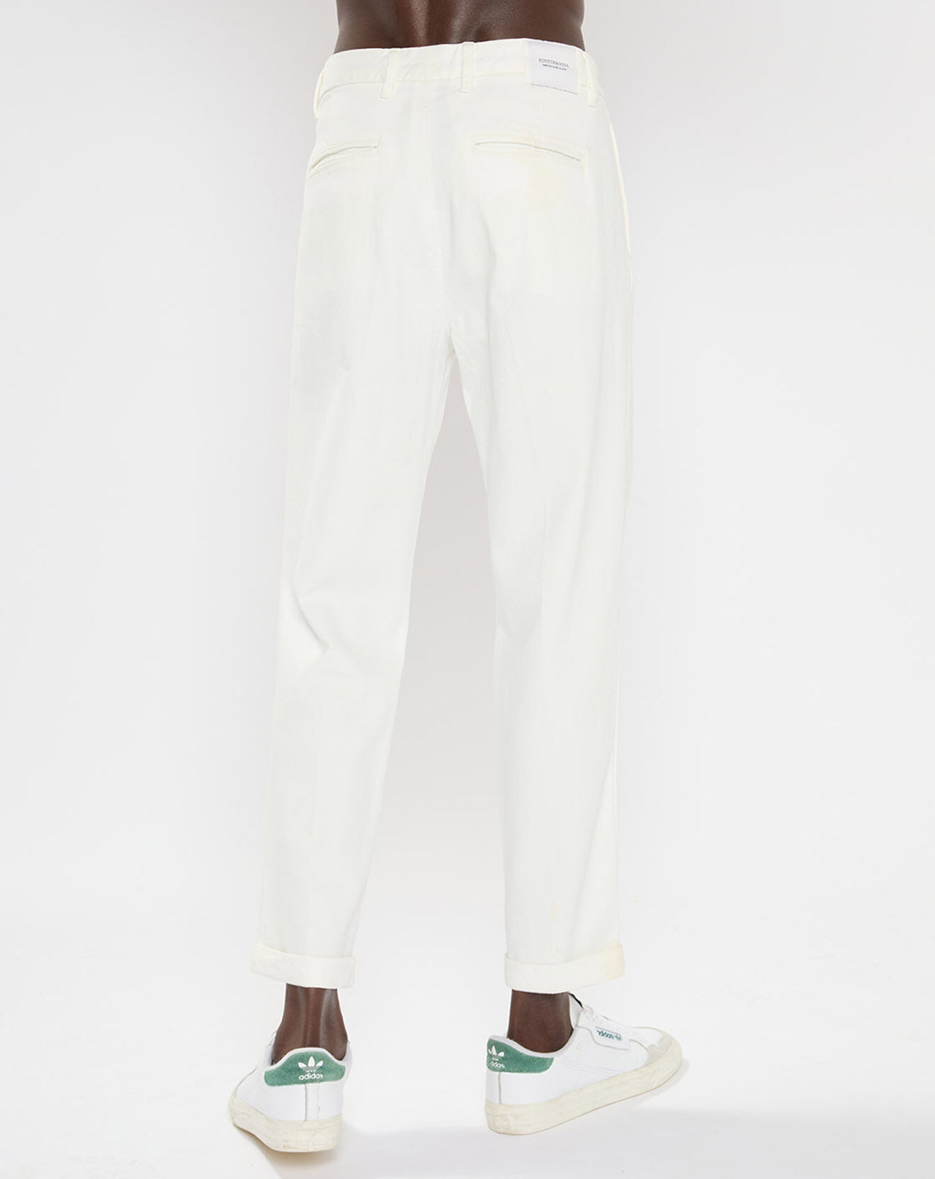 Scotch & Soda Pantalon chino Pince léger blanc