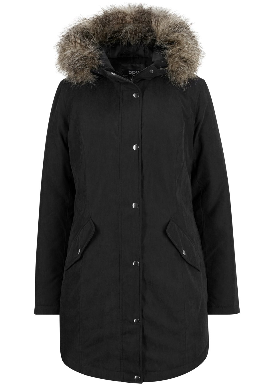 Parka avec bordure synthétique sur la capuche