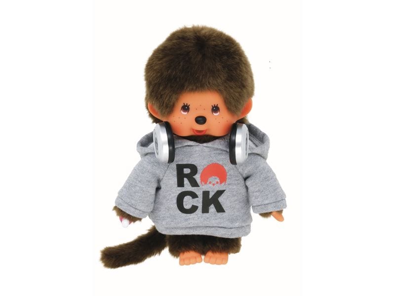 Monchhichi Plüsch Monchhichi Rock Hoodie Boy 20 cm Plüsch-Puppe