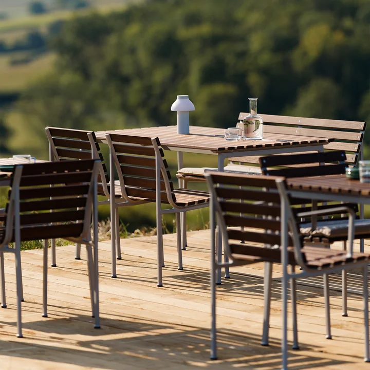 HAY - Traverse Outdoor Stuhl, Aluminium / Esche geölt