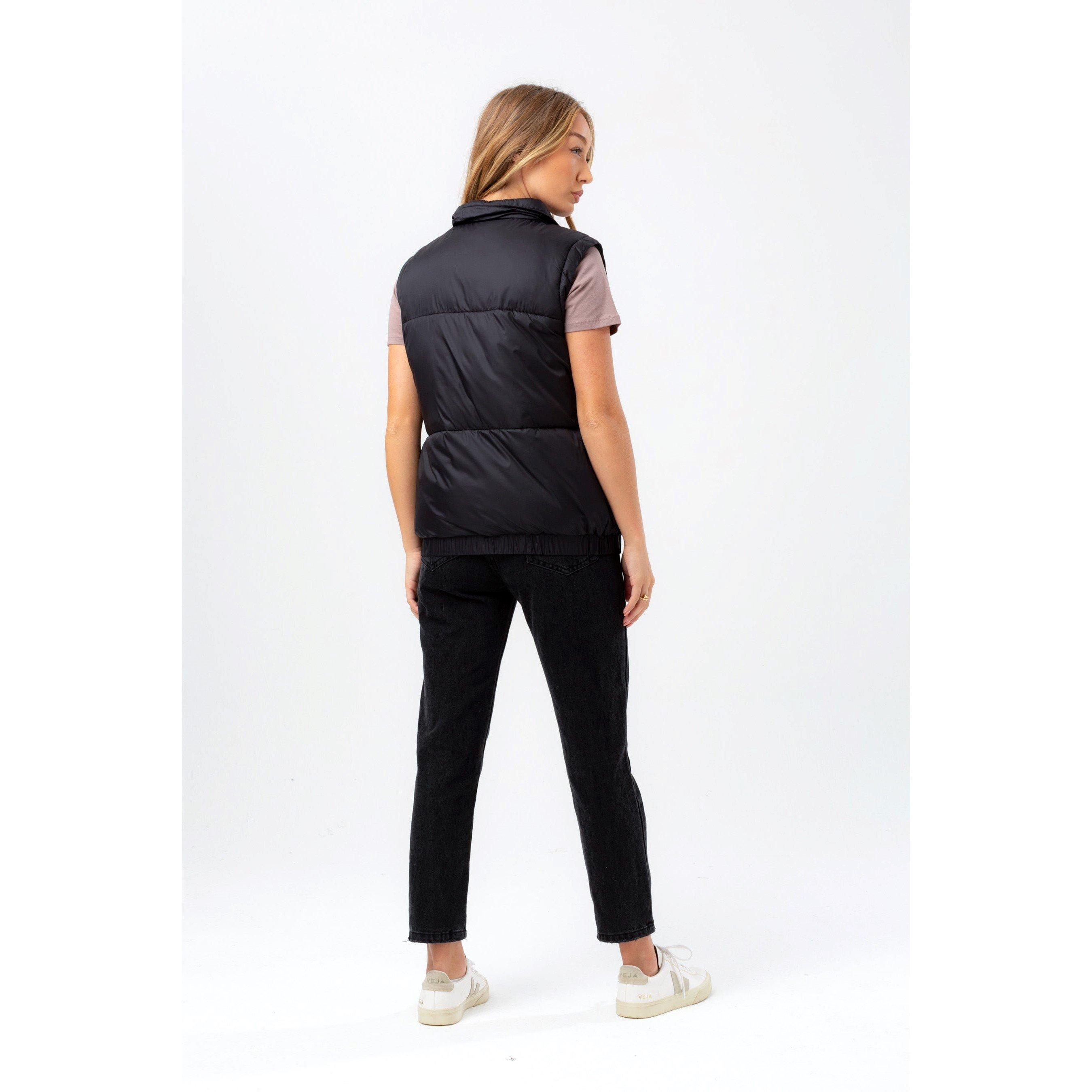 Hype Scribble Sleeveless Jacket Womens