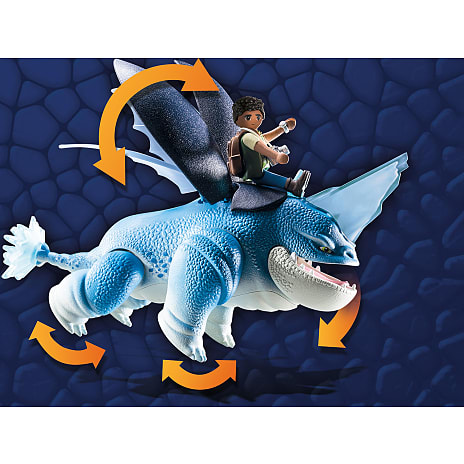 Playmobil Dragons: The Nine Realms - Plowhorn & D'Angelo 71082
