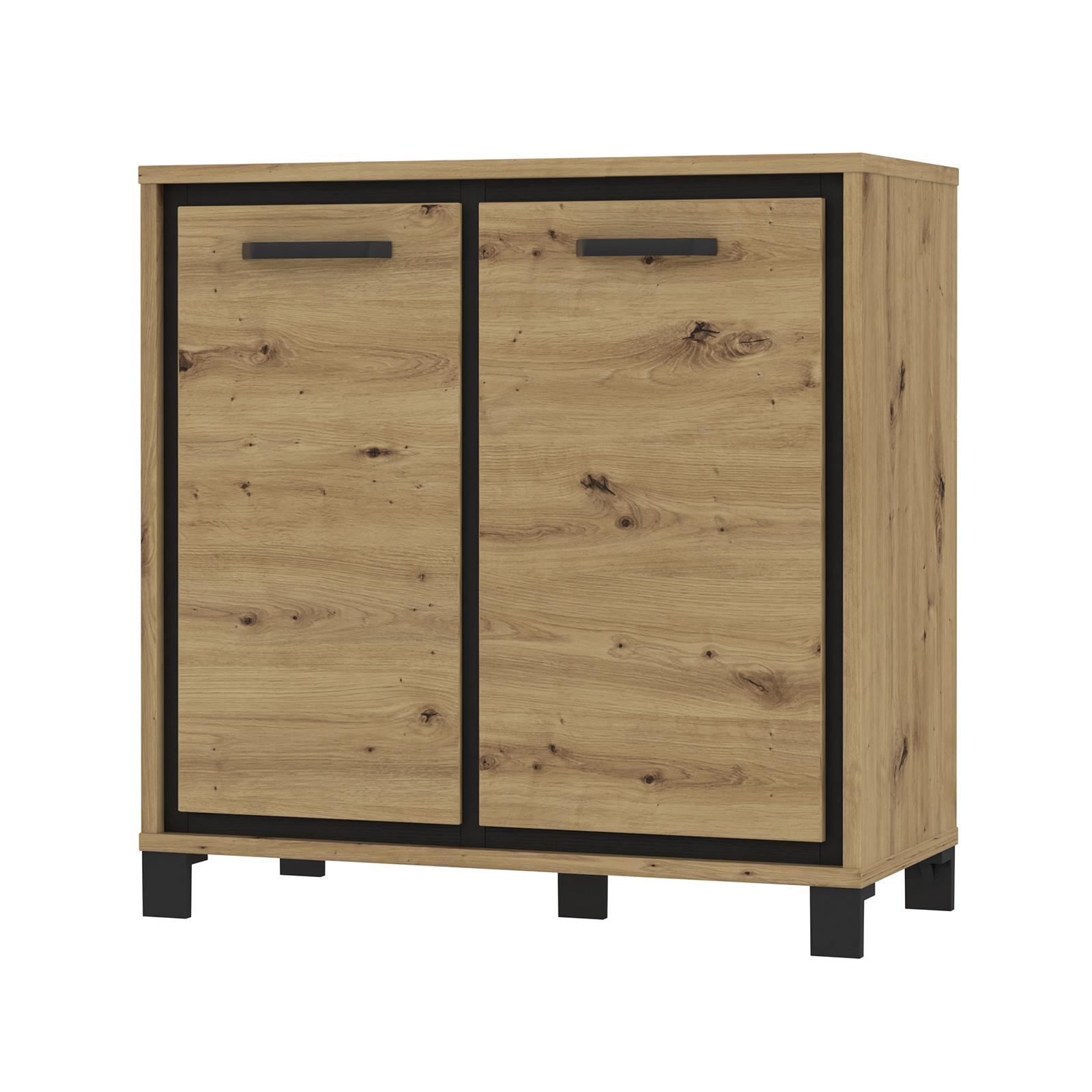 Kommode - Artisan Eiche - 2 Türen - 91 cm