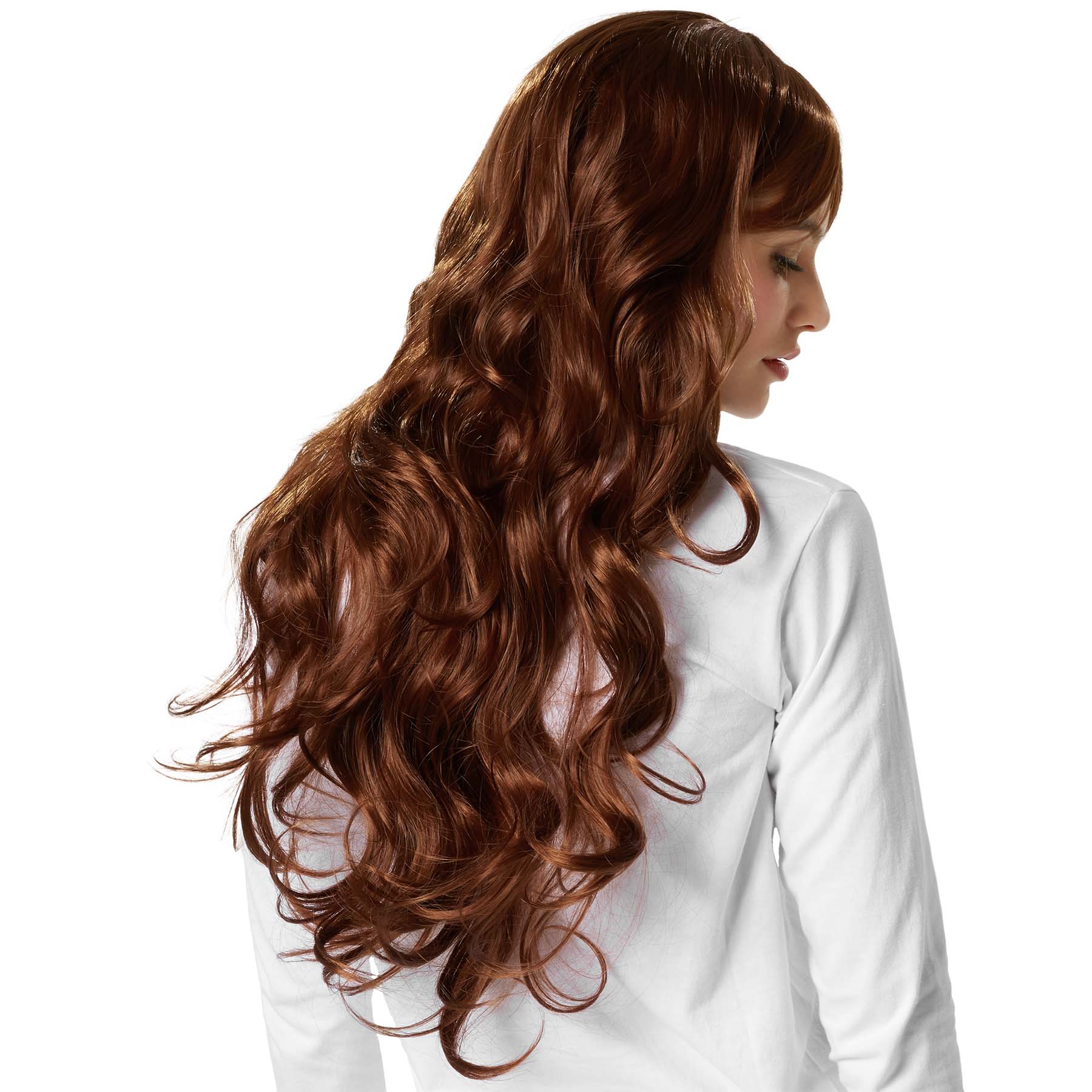 tectake® Perücke Lange Haare Locken