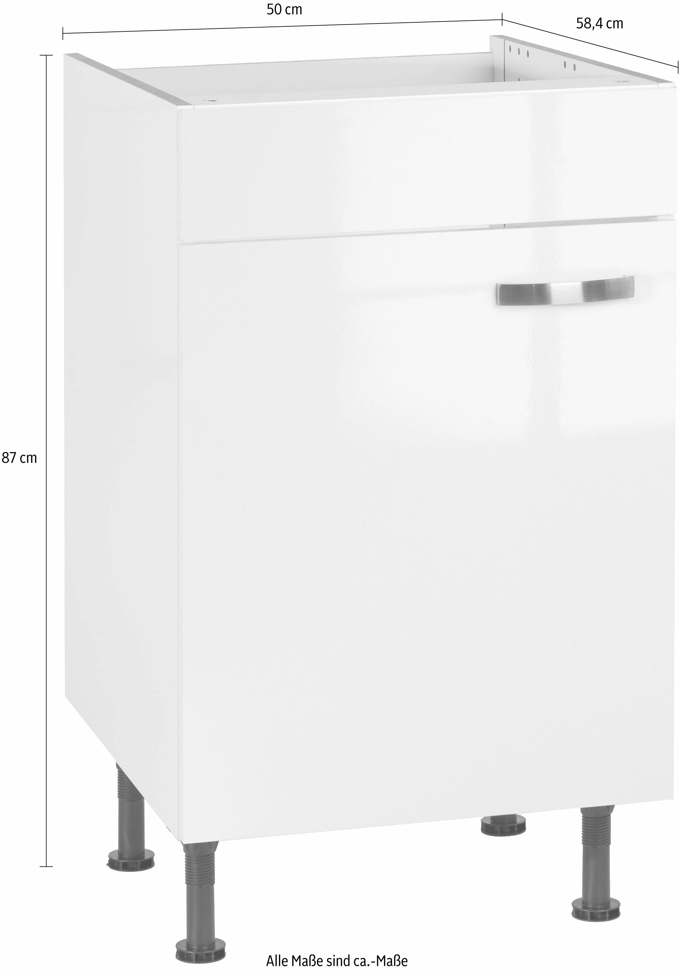 KOCHSTATION Spülenschrank »KS-Cara« Breite 50 cm