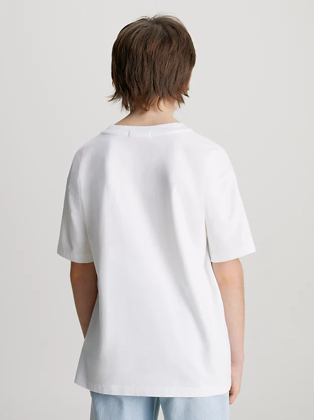 Camiseta de algodão elástico com bolso