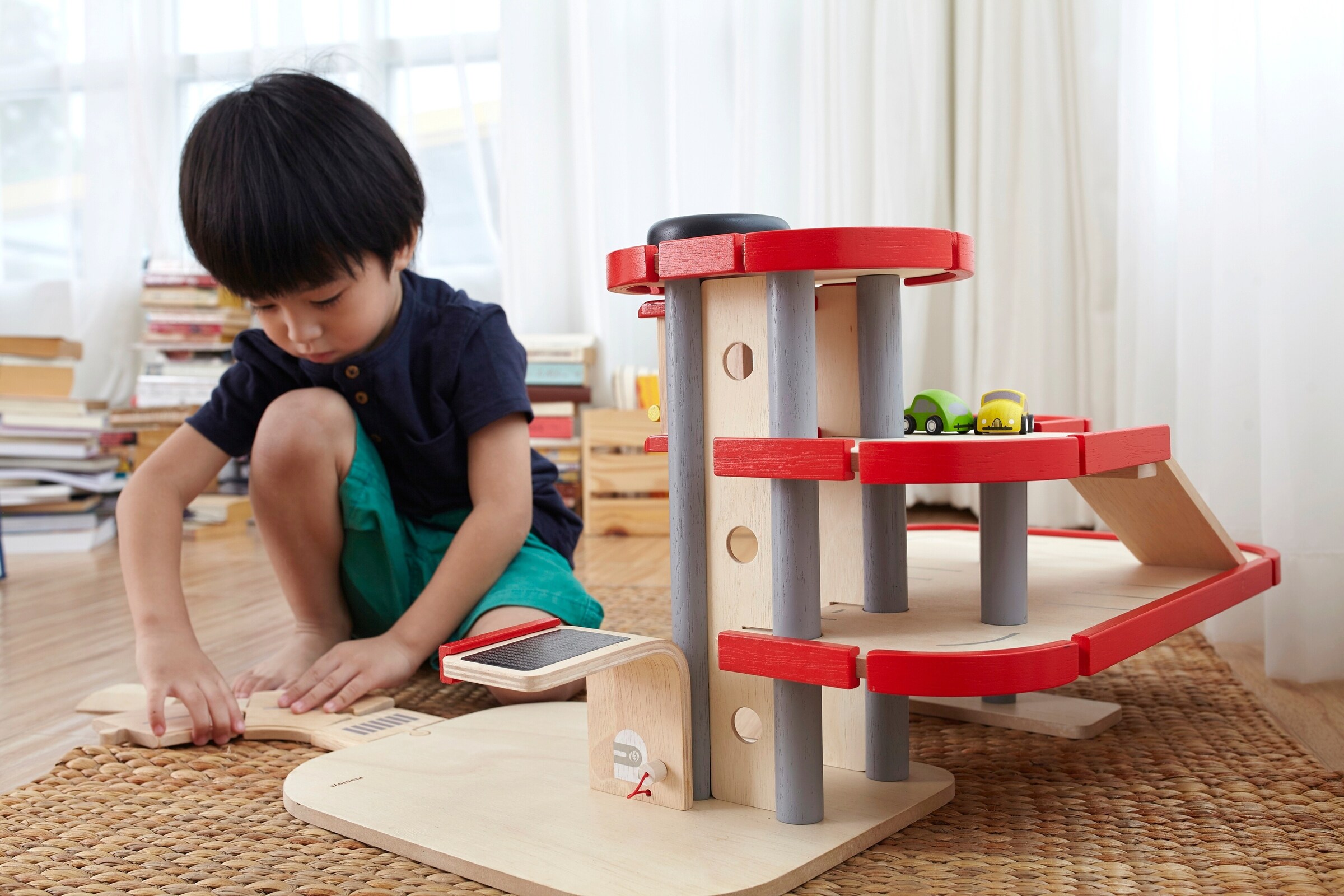 PlanToys Parkhaus groß